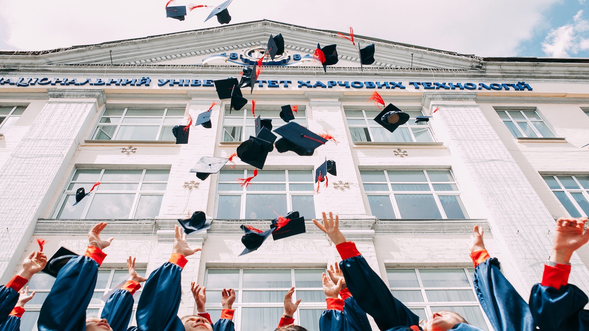 students graduating and Indian education