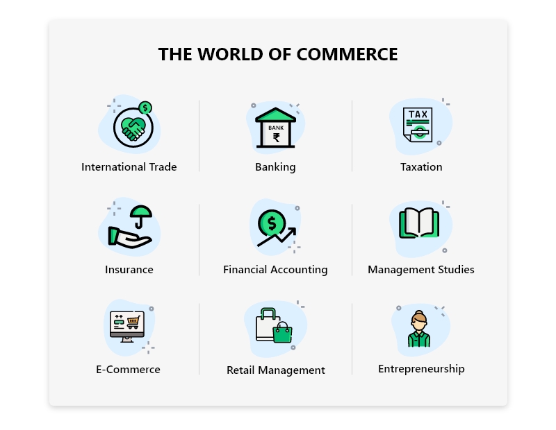 there is a world of commerce courses without maths for you!