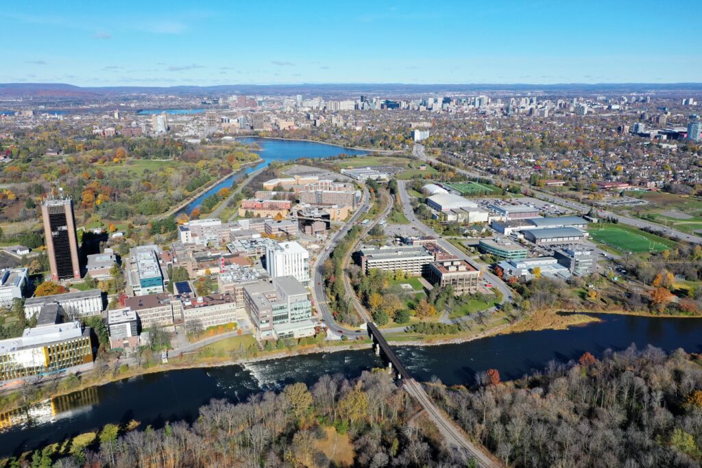 Carleton University Aerial View